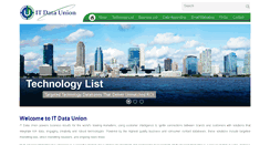Desktop Screenshot of itdataunion.com